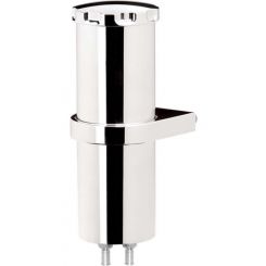Billet Specialties Billet Overflow Tank 8.75" L Polished Smooth