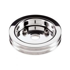 Billet Specialties Sb Chev Crank Double Pulley Billet Short Pump