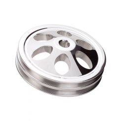 Billet Specialties P/Steer Pulley V Belt 2 Groove Saginaw Pump Keyway