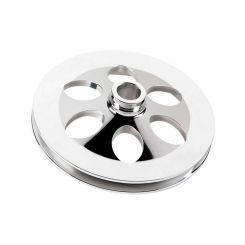 Billet Specialties P/Steer Pulley V Belt 1 Groove Saginaw Pump Press On