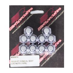 Billet Specialties Wheel Nuts 10Pk 1/2-20 Et Conical Closed