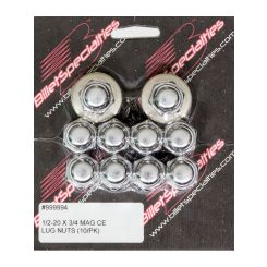 Billet Specialties Billet Special Wheel Nuts 10Pk 1/2-20 X 3/4 Mag Sha