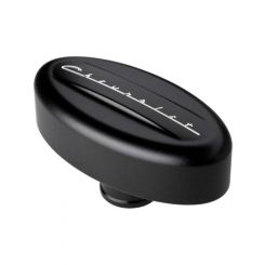 Billet Specialties Billet Retro Breather Black Chevrolet 1-1/4 Hole