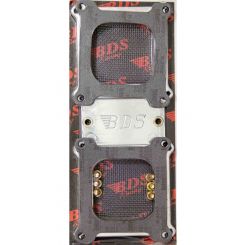 Blower Drive Service 6-71 8-71 Dual Billet Carb Adapter Kit Polished