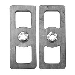 Calvert Racing Lowering Blocks, 1/2" Thick 9/16" Pin, Stackable (Pair) (LB-02)
