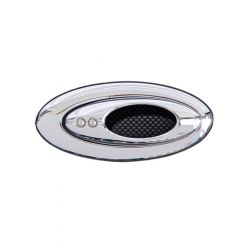Clayton Machine Works Door Handles Elliptical Chrome Open Ellipse W/Ins (EL503)