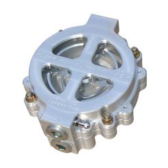 Clear View Filtration 6" Hi-Flow Oil Filter -12 115 Micron Clear Anod (100-115)