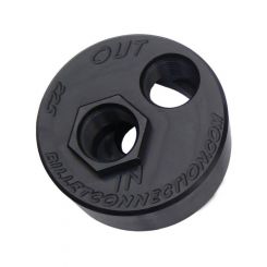 Clear View Filtration Ls Late Oil Filter Adapter Black -10 Orb In/ Out  (226-B)