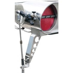 Clear View Filtration Billet Bird Catcher Throttle Bracket. Polished Alu (4000)