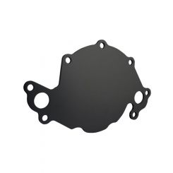 CVR Water Pump Back Plate Aluminum Black Anodize Small Block Ford