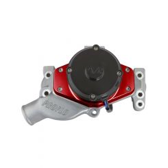 CVR Water Pump Electric 1-3/4 in Hose Barb Inlet Aluminum Natural / Red