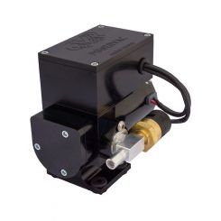 CVR Vacuum Pump Electric Regulated 12V Aluminum Black Anodize