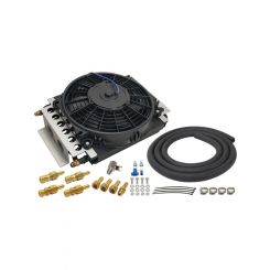 Derale Remote Trans Cooler & Fan Kit -6An 11.5" X 15.75" X 5.0"