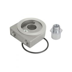 Derale Sandwich Adapter, 22 X 1.5Mm 3/8" Npt With Pressure Relief