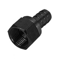 Derale Brass Hose Fitting -10 Female Straight Swivel X 1/2" Barb