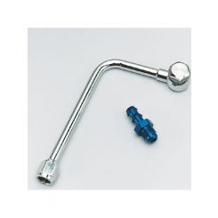 Edelbrock Fuel Line Chrome Eps Carburettor Banjo-Style 3/8" Hose Barb Kit