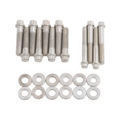 Edelbrock Intake Manifold Bolts Steel 12-Point Head Washers Use On RPM Ai
