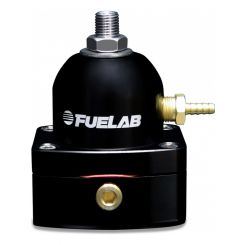 Fuelab Fuel Press Reg Black Carb-6 Inlets(2)-6 Return Adj