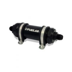 Fuelab Inline Filter-10 75Micr S/Les Steel 5 Long Black