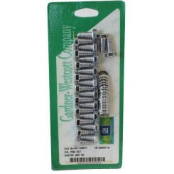 Gardener-Westcott Bbc Oil Pan Bolt Set Chev Chrome Plated Chevy Sy
