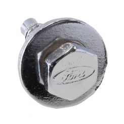 Gardener-Westcott Ford Oval Body Bolts Chrome Plated 1/4X3/4-7/16