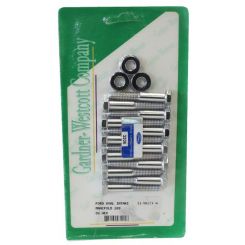 Gardener-Westcott Ford 289 Intake Manifold Bolts Hex Polished S/