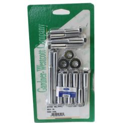 Gardener-Westcott Ford 351C Intak Manifold Bolts Hex Chrome Plated