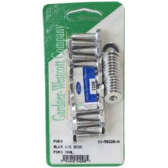 Gardener-Westcott Ford 351C Valve Cover (Alum) Hex Chrome Plated F