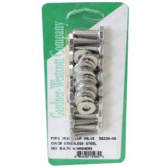 Gardener-Westcott Ford 351C Valve Cover Bolt Kit S/Steel Hex Suit Al