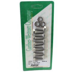 Gardener-Westcott Chev Intake Manifold Sbc Bolt Kit S/Steel Hex