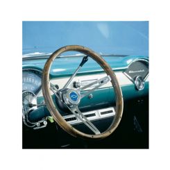 Grant Gm Official Classic Inc Chev Horn Button - Wood