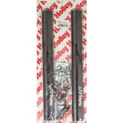 Holley Fuel Rails,EFI, Aluminum, Black Anodized, Chevy, Kit