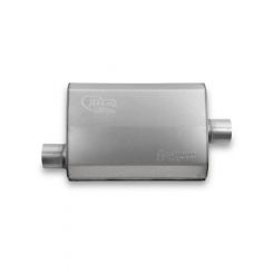 Hooker Muffler Maximum Flow 2-1/2 in Offset Inlet 2-1/2 in Center Ou