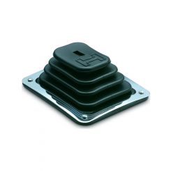 Hurst Shifter Boot B4 5-1/4 in x 6-1/2 in Base Square Boot Rubber / S