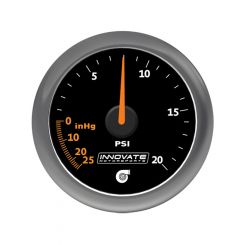 Innovate Motorsports Mtx-A Boost/Vacuum Gauge 2-1/16" Analog, 25In/Hg-20