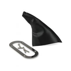 Lokar Parking Hand Brake Handle Boot Floor Mounted Stainless Trim