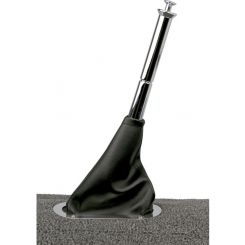 Lokar Trans Mount H/Brake Boot Black W/Stainless Ring Classic