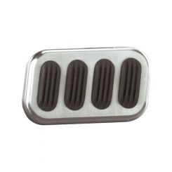 Lokar Billet Alloy Brake Pad With Rubber Insert