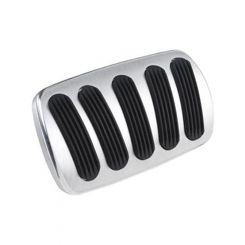 Lokar Billet Alloy Curve Brake Pedal Auto 55-57 Chev W/Rubber Inser