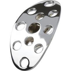 Lokar Lakester Brake/Clutch Pedal Chrome Steel- Drilled