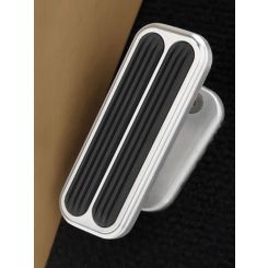 Lokar Billet Alloy Adjustable Foot Rest W/Rubber Inserts