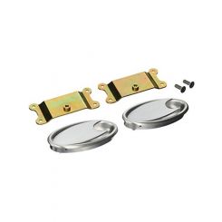 Lokar Oval Billet Interior Door Handles Pair Satin