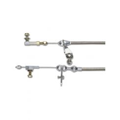 Lokar S/S Kickdown Cable Powerglide Hi Tech Stainless