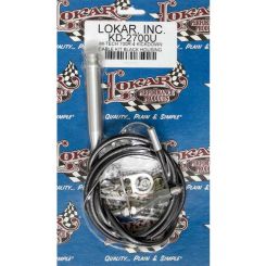 Lokar Kickdown Cables For T700 Chev Black Cable Kit