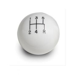 Lokar 5 Speed White 2 Knob 3/8-24 And 3/8-16 Thread