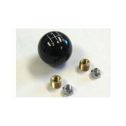 Lokar 5 Speed Black 2 Knob 3/8-24 And 3/8-16 Thread