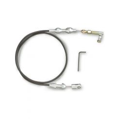 Lokar Throttle Cable Black Steel 24 Long