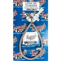 Lokar Ford Aod Flexible Gear Box Dipstick Firewall Mount