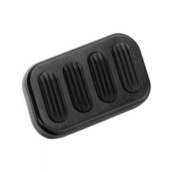 Lokar Black Billet Alum Brake Pad W/Rubber