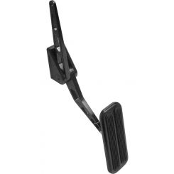 Lokar Black Billet Throttle Pedal W/Rubber Competitor O/Set